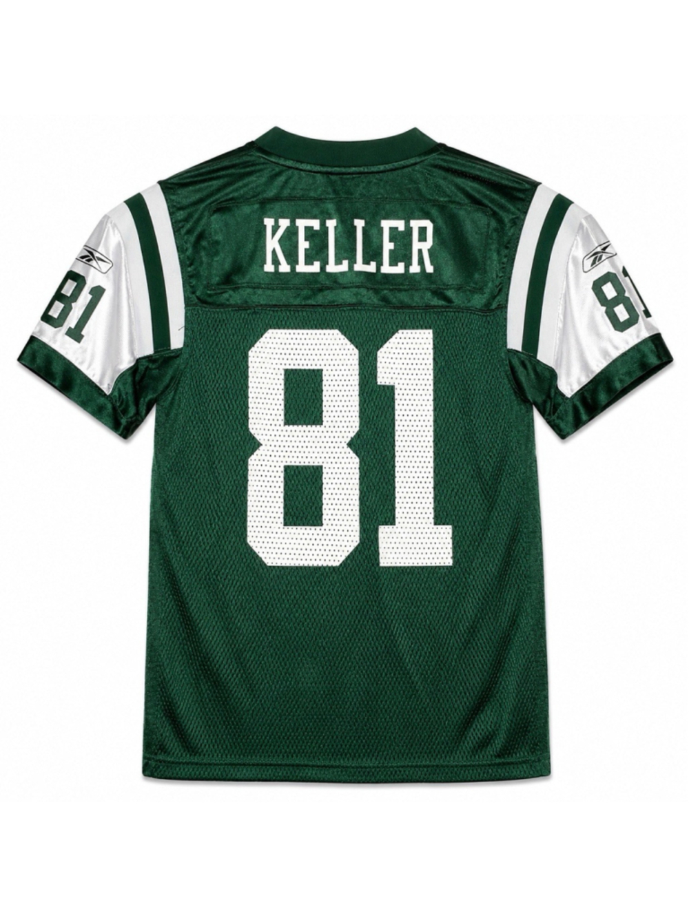 Reebok NFL Players New York Jets Jersey Dustin Keller Football Boys Medium Youth